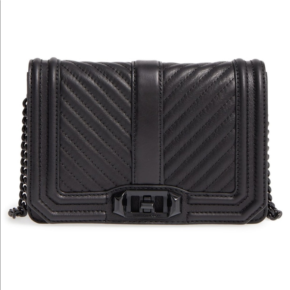 Rebecca Minkoff Small Love Leather Crossbody
